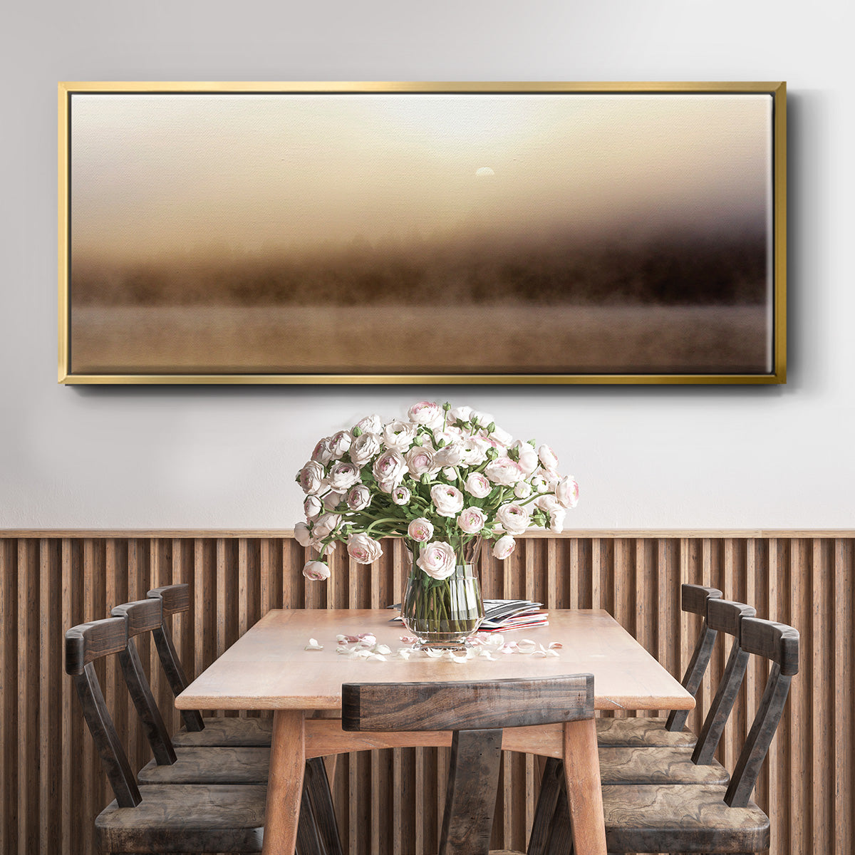 Break of Dawn - Floater Framed Canvas Print
