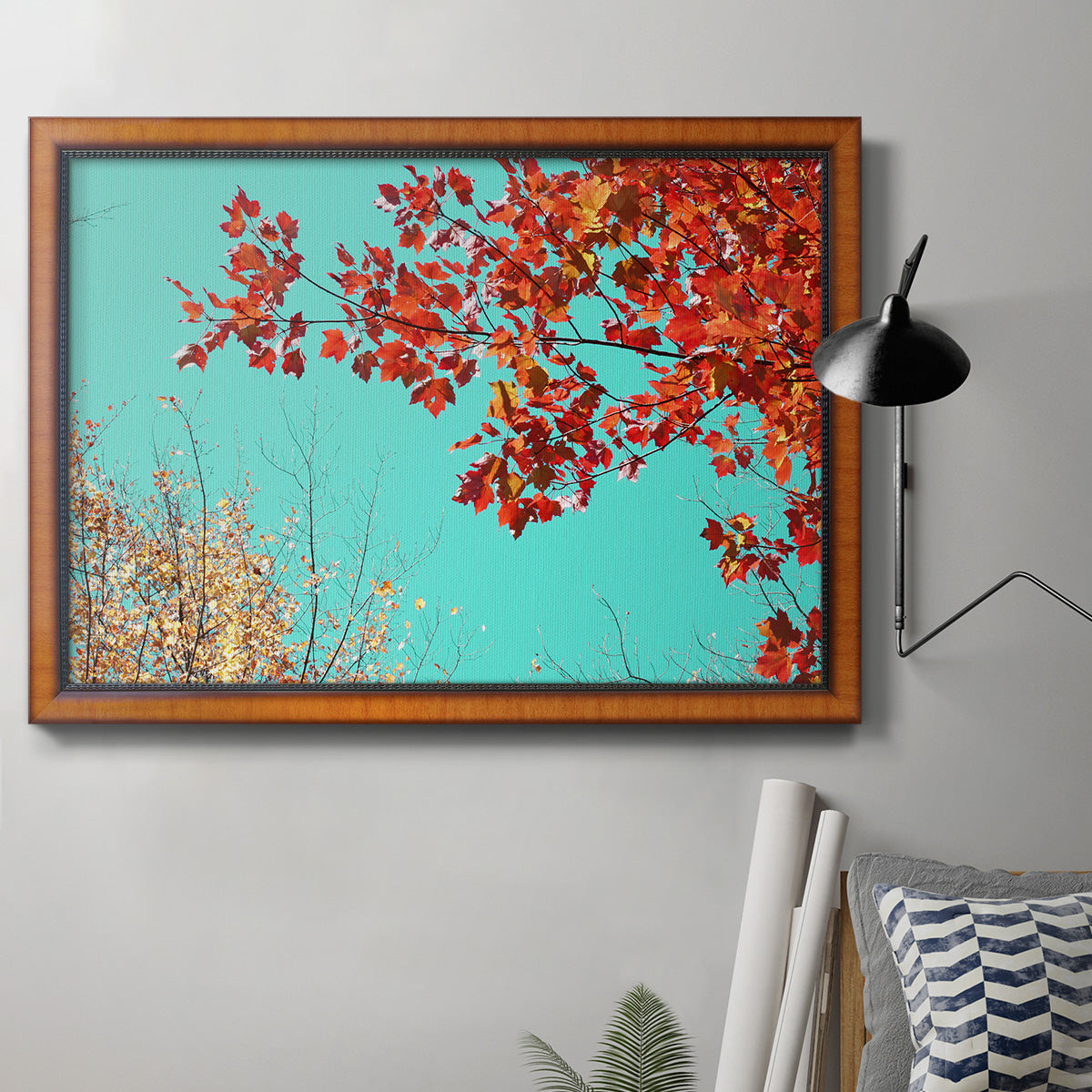Autumn Tapestry I - Ornate Framed Canvas Print