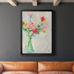 Painterly Soft Bouquet I - Modern Framed Canvas Print