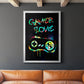 Gamer Tag IV - Modern Framed Canvas Print