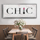 Chic - Floater Framed Canvas Print