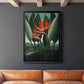 Temple of Flora IV - Modern Framed Canvas Print