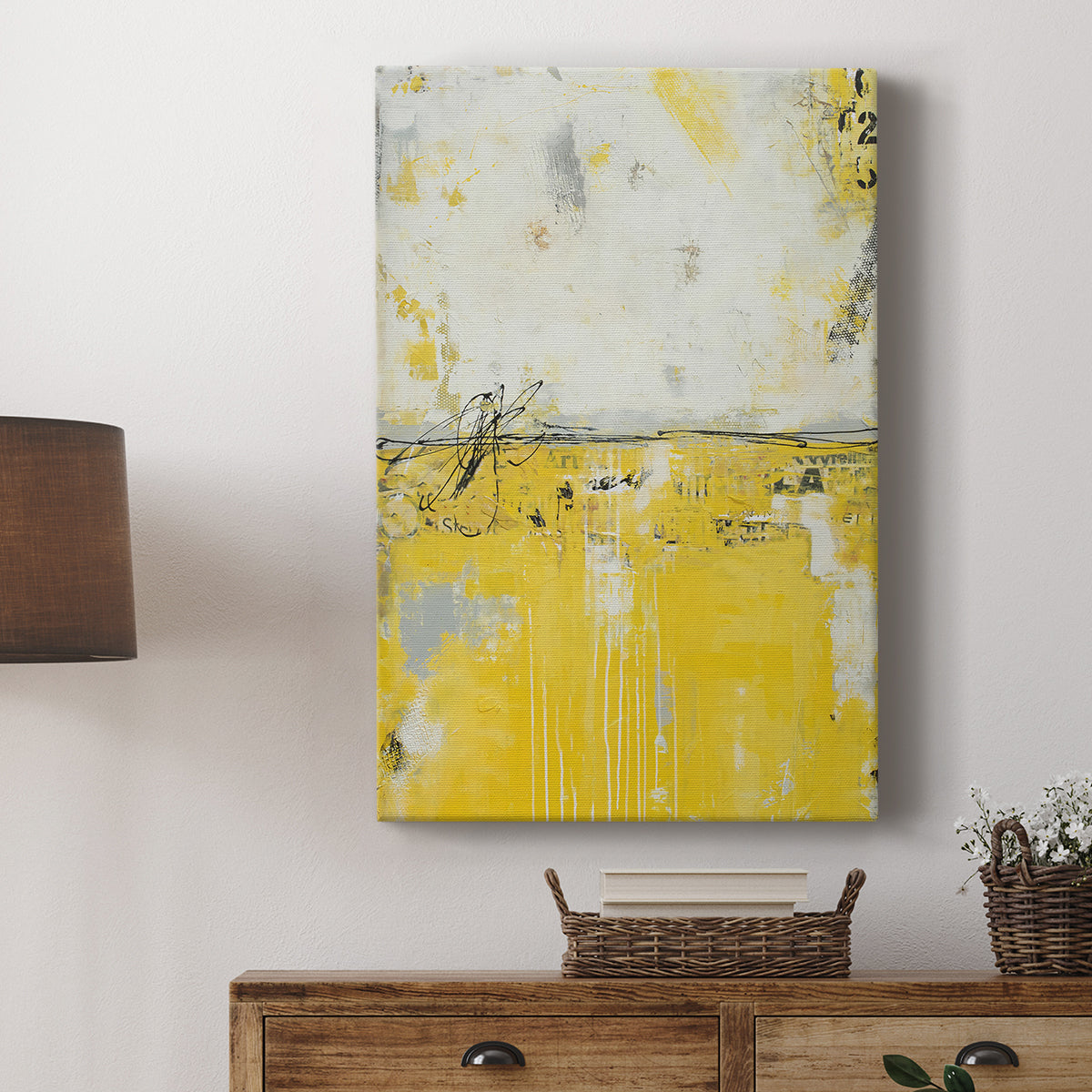 Yellow Bound - Canvas Art Print