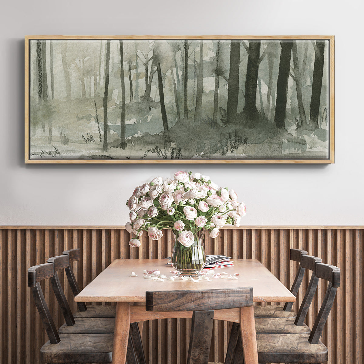 Into the Woods II - Floater Framed Canvas Print
