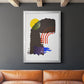Shifting IV - Modern Framed Canvas Print