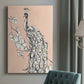 Peacock in Gold II Premium Gallery Wrapped Canvas - Ready to Hang