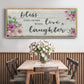 Love and Laughter - Floater Framed Canvas Print