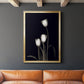 Tulip Pose III - Modern Framed Canvas Print