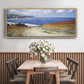 The Passage to the Sea Near Pourville, 1882 - Floater Framed Canvas Print