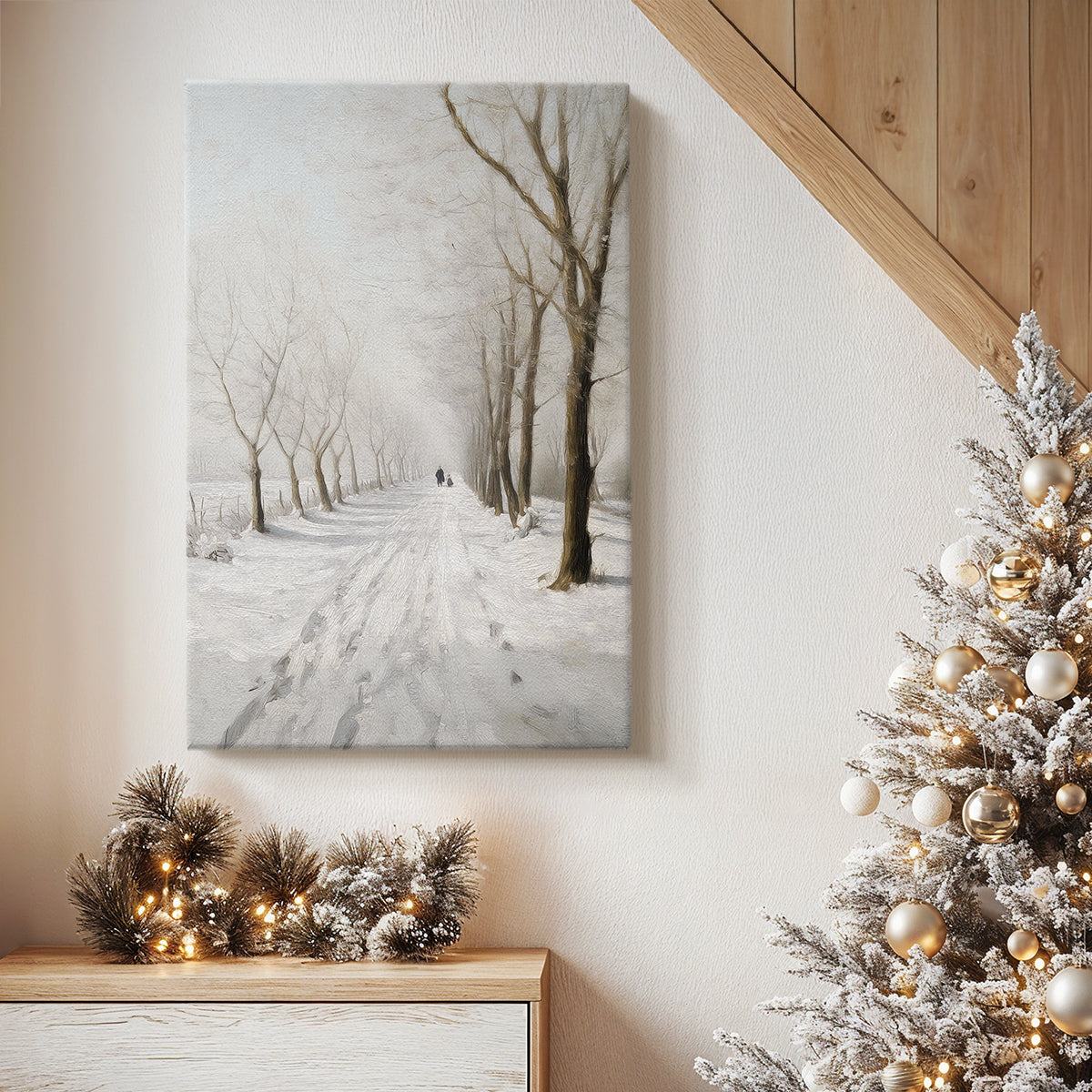 Frostlit Blessing of Midwinter - Canvas Art Print