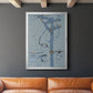 Wires VI - Modern Framed Canvas Print