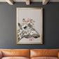 Peek A Boo Giraffe II - Modern Framed Canvas Print