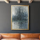 Morning Drizzle II - Modern Framed Canvas Print