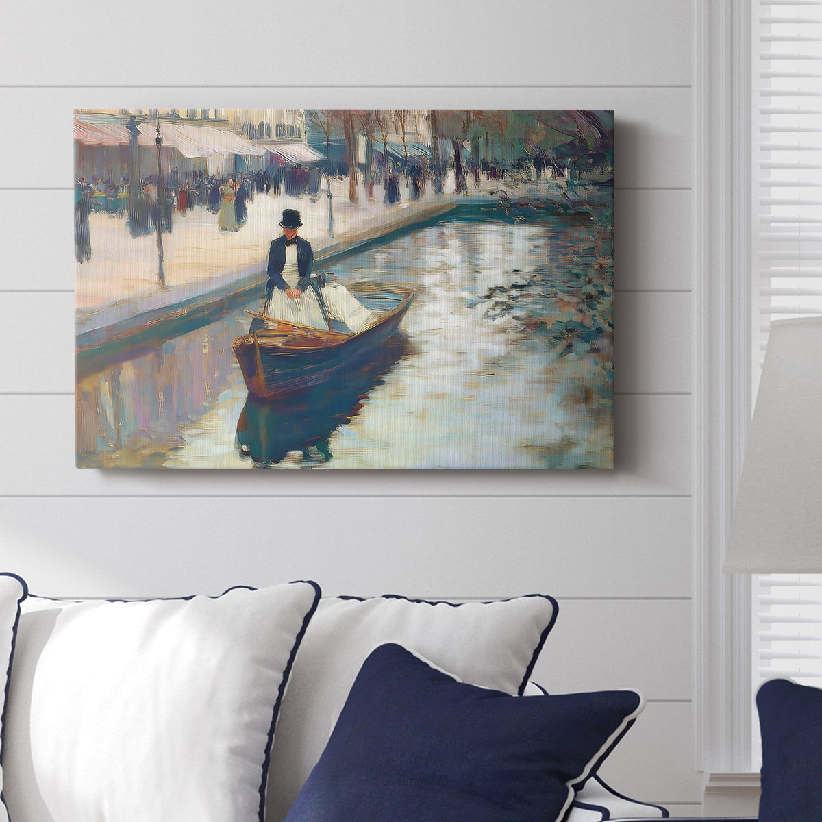 River Impression LXVII - Canvas Art Print