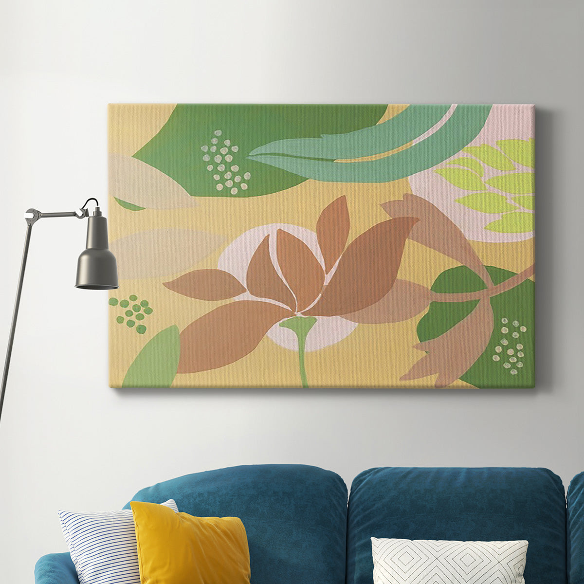 Neutral Blooms I Premium Gallery Wrapped Canvas - Ready to Hang