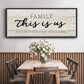 This is Us - Floater Framed Canvas Print