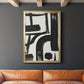 Inkwell Intersect I - Modern Framed Canvas Print