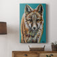 Teal Fox - Canvas Art Print