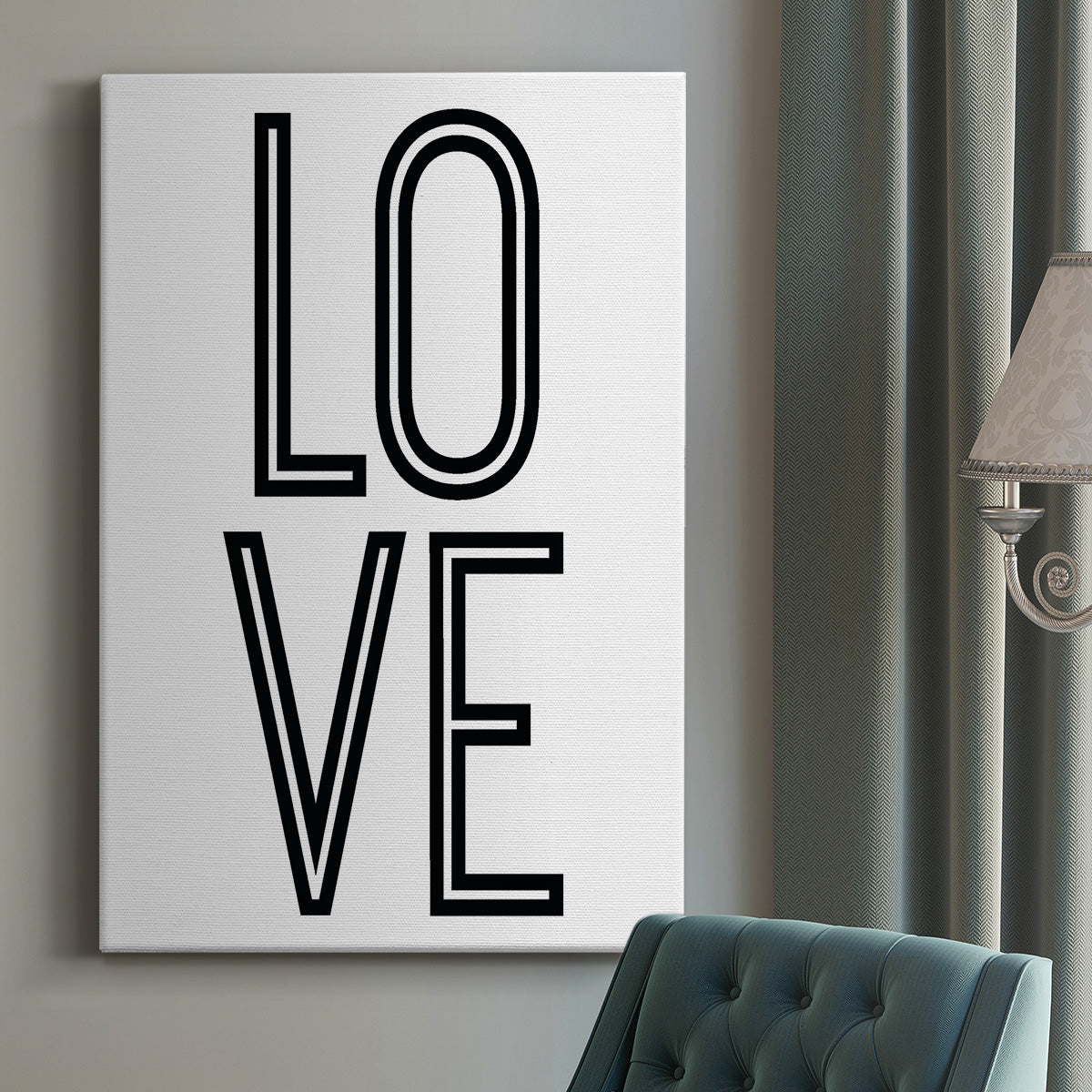 Bold Love II Premium Gallery Wrapped Canvas - Ready to Hang