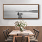 Black & White Water Panel XII - Floater Framed Canvas Print