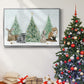 Christmas in the Forest Collection A - Framed Gallery Wrapped Canvas in Floating Frame