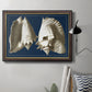 Conch Shells on Navy I Premium Framed Canvas- Ready to Hang