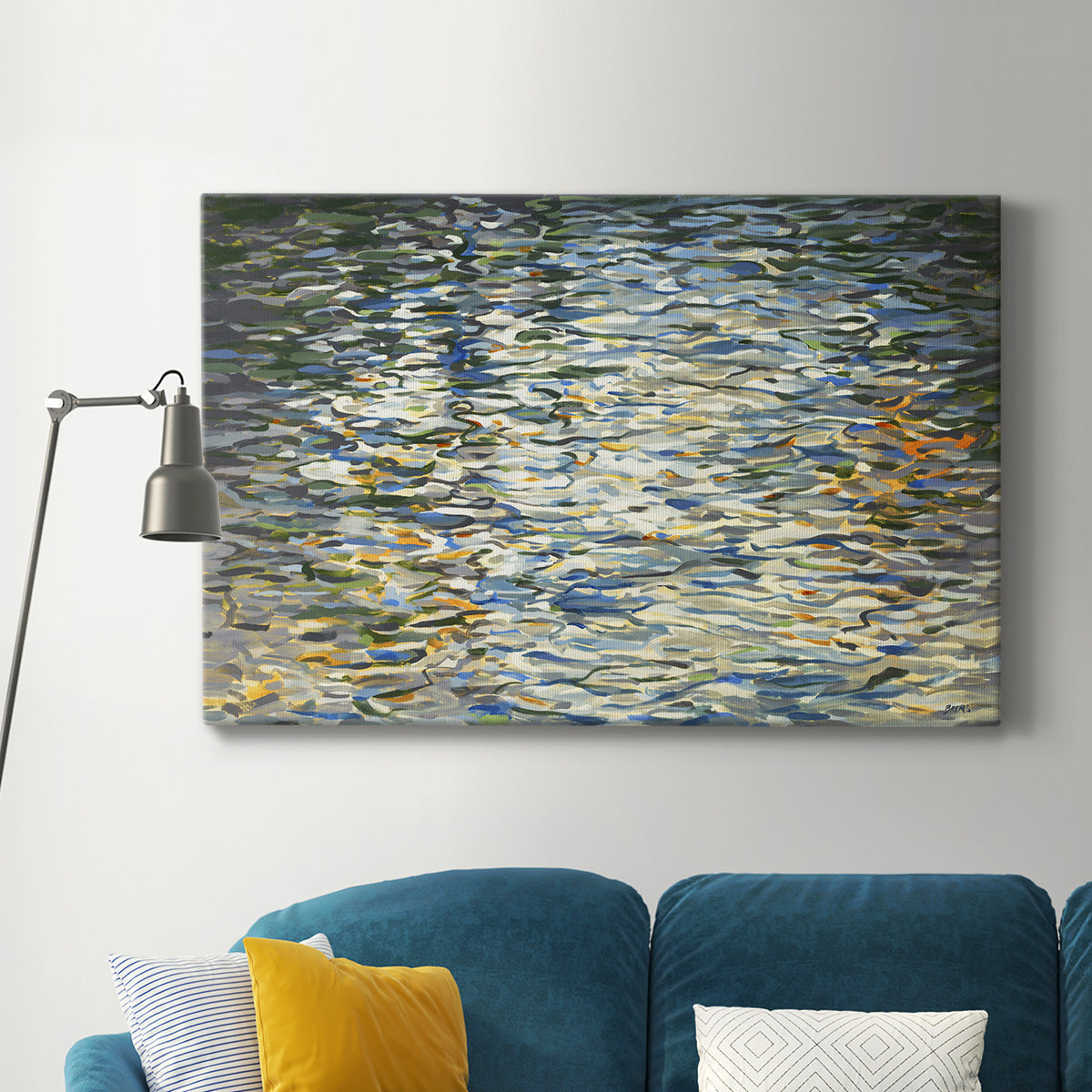 Water Reflections Premium Gallery Wrapped Canvas - Ready to Hang