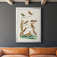 Antique Birds in Nature III - Modern Framed Canvas Print