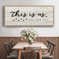 Us and Our Cat - Floater Framed Canvas Print