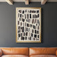 Chalk and Flint III - Modern Framed Canvas Print