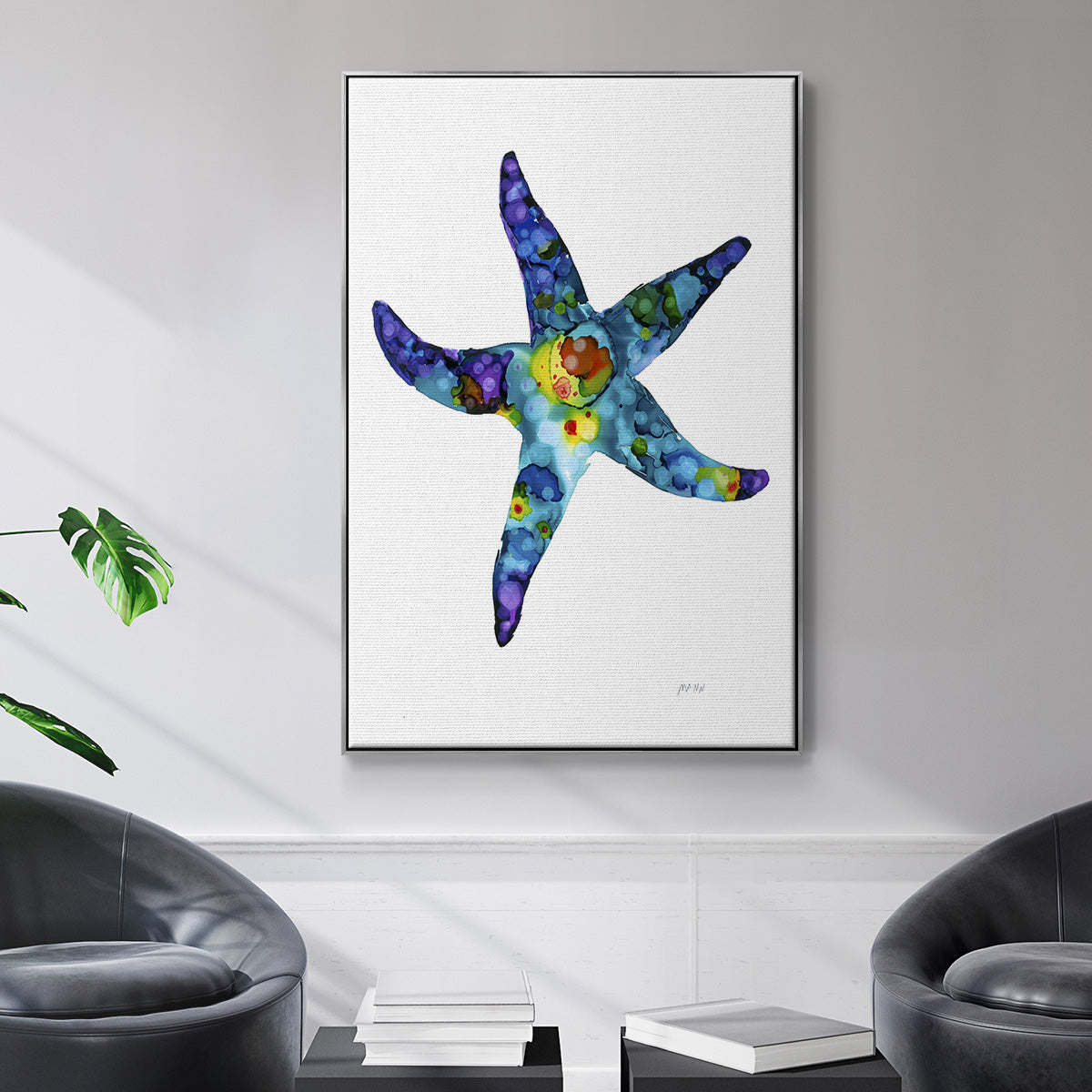 Sea Star -  Framed Canvas Print