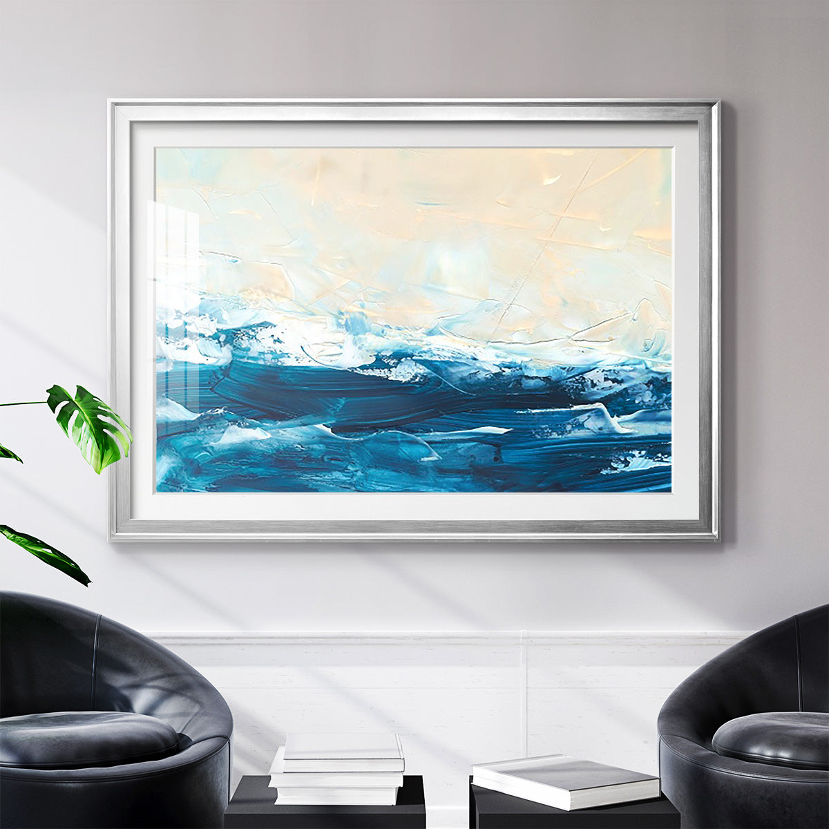 Wave after Wave III - Modern Framed Art Print