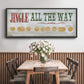 Jingle All the Way - Floater Framed Canvas Print