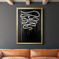 Weeping Ribbon II - Modern Framed Canvas Print