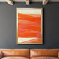 Warm Rays II - Modern Framed Canvas Print