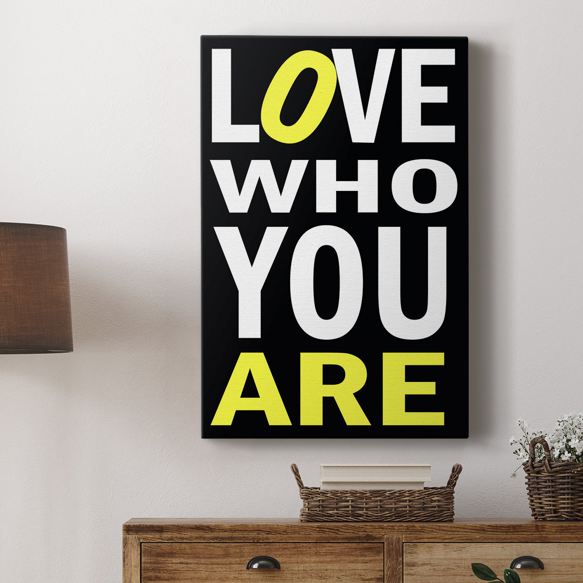 Love Who You Are - Canvas Art Print