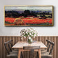 The Poppy Blumenfeld (The Barn) - Floater Framed Canvas Print