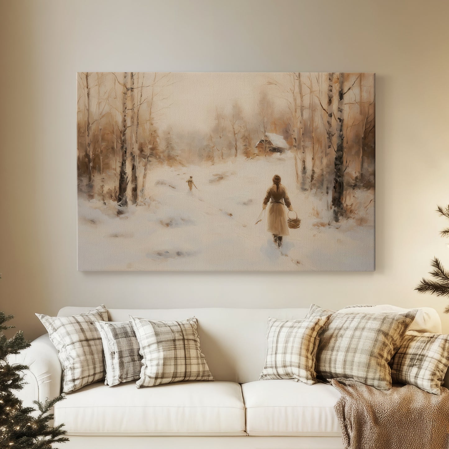 Skies of Sugar Serenade - Canvas Art Print