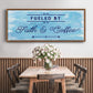 Fueled By - Floater Framed Canvas Print
