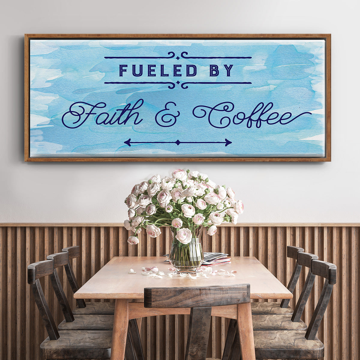 Fueled By - Floater Framed Canvas Print