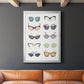 Vintage Glasses I - Modern Framed Canvas Print