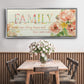 Family Where Our Story Begins - Floater Framed Canvas Print