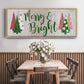Merry & Bright - Floater Framed Canvas Print