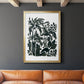 Ink Jungle III - Modern Framed Canvas Print