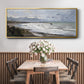 The Beach at Saint Adresse, 1876 - Floater Framed Canvas Print