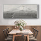 Mount Shasta - Floater Framed Canvas Print