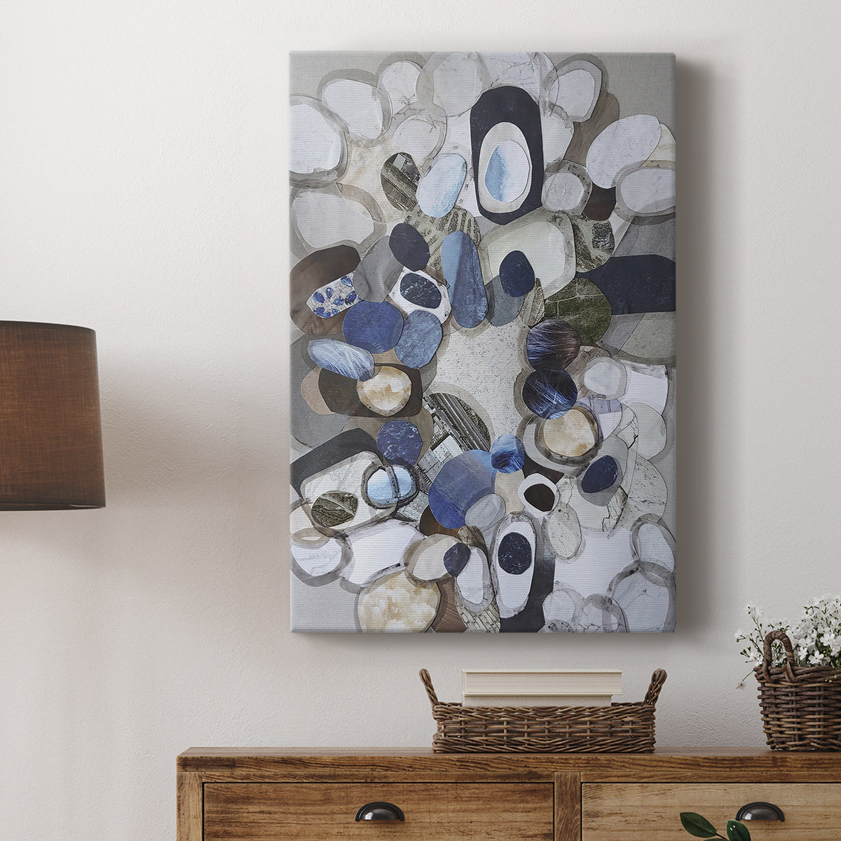 Santa Cruz Beach Stones - Canvas Art Print