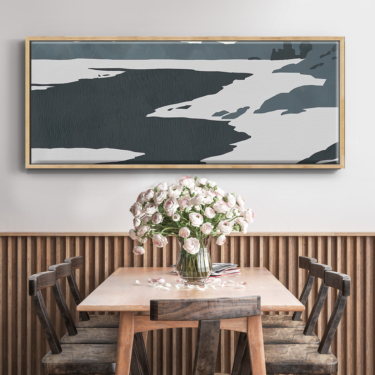 Cutter Island IV - Floater Framed Canvas Print