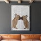 French Kiss Close Up - Modern Framed Canvas Print