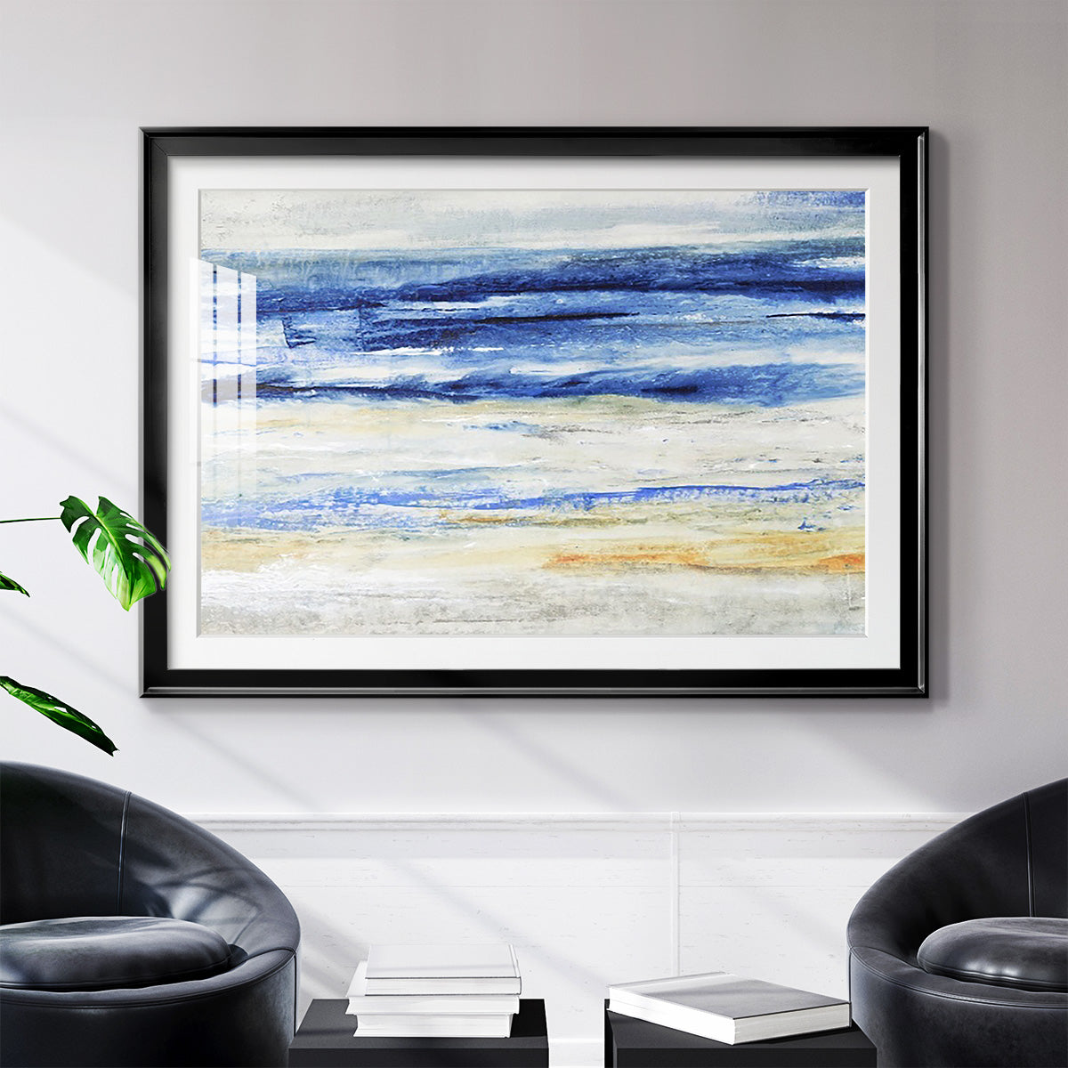 Choppy Seas II - Modern Framed Art Print